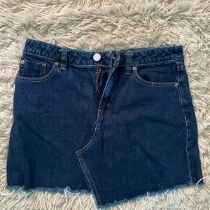 adorable jean mini skirt